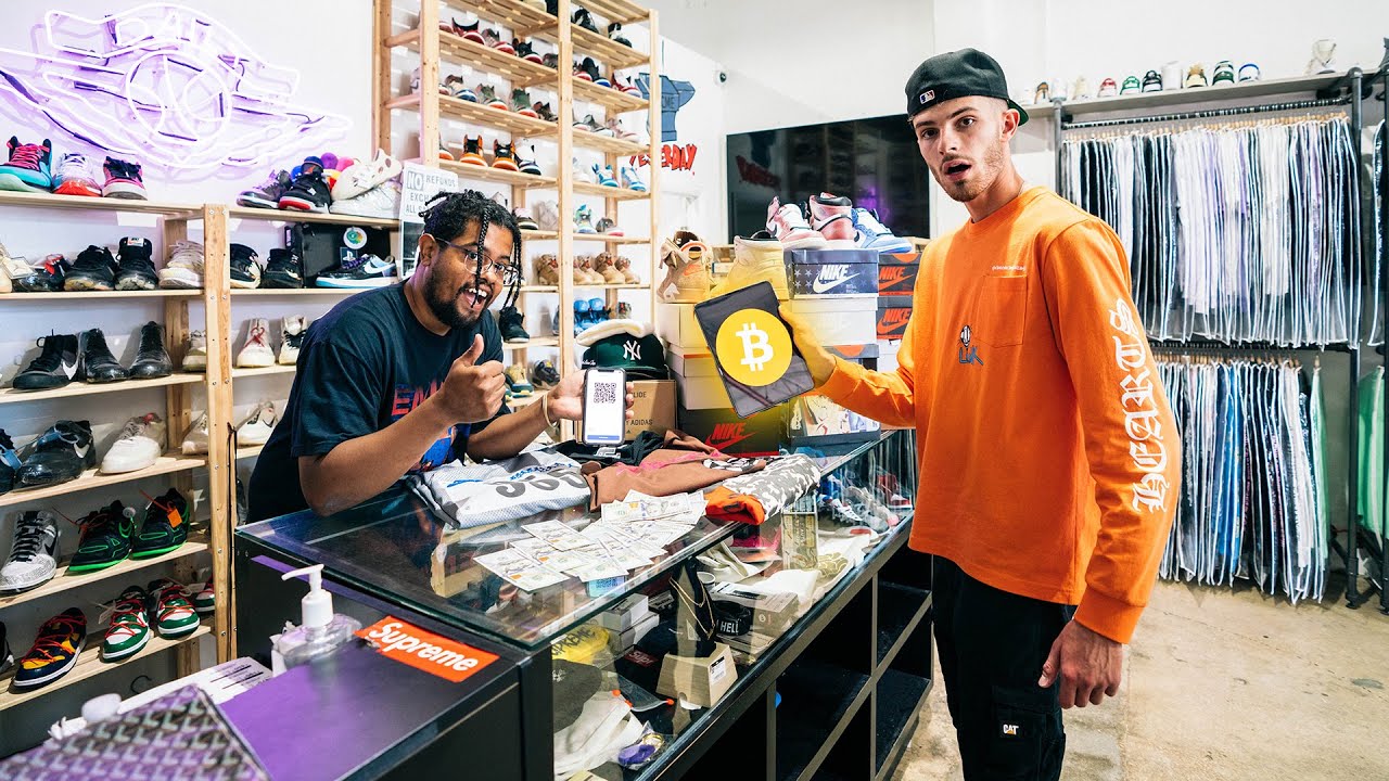 Shopping For Sneakers with Crypto (Bitcoin & Ethereum)