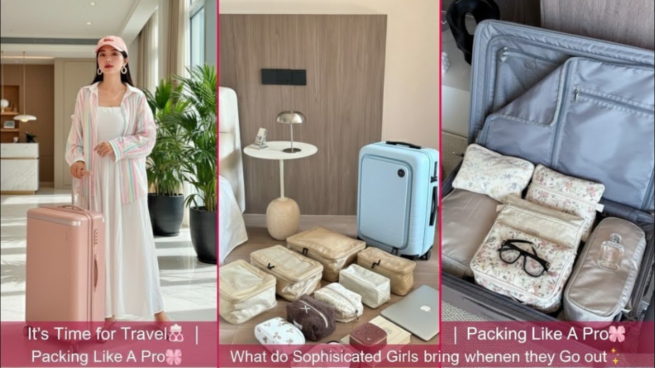 It's Time for Travel🧳 | Packing Like A Pro🎀 | What do Sophisticated Girls bring when they Go out✨