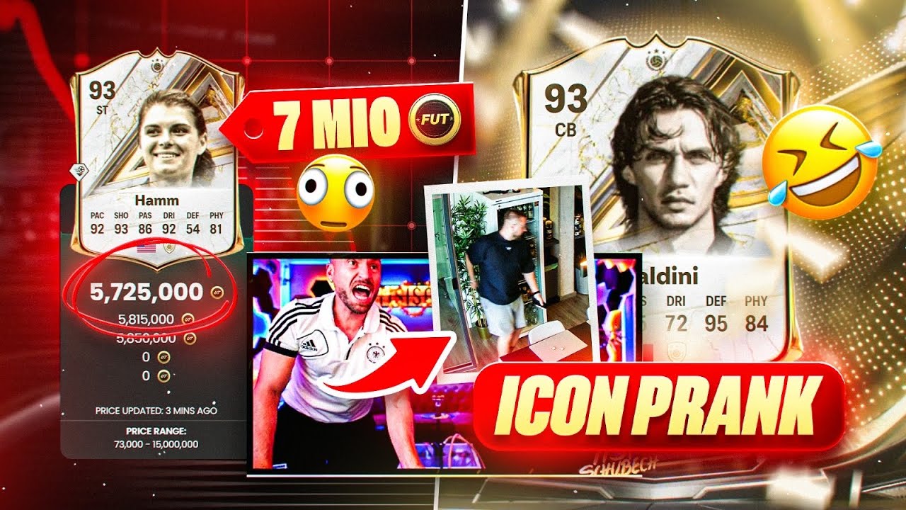 Er DENKT wir haben eine ICON GEZOGEN 😂😱 Icon Prank, DICKE VERLUSTE & PACKS 🔥