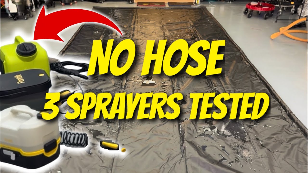 Testing Sprayers for Winter Car Washing: Cleaning Heavy Dirt Without a Hose