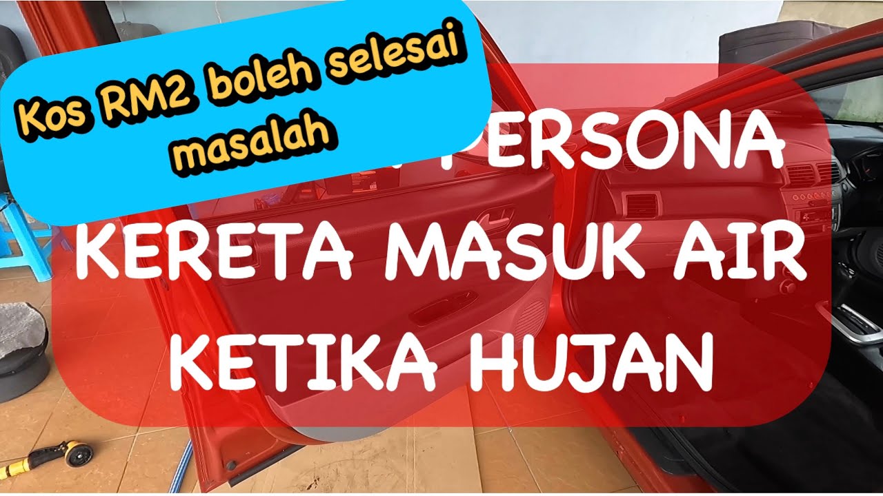 Kos RM2. Boleh selesai masalah air masuk dalam kereta proton persona. Kereta lain pun boleh cuba.