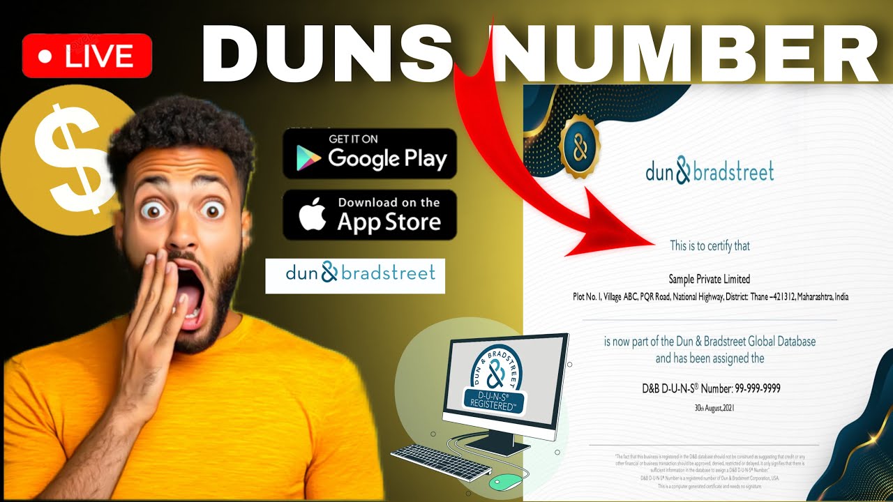 DUNS Number Registration Free | Required for Google & Apple Developer Account-Apply Free DUNS Number