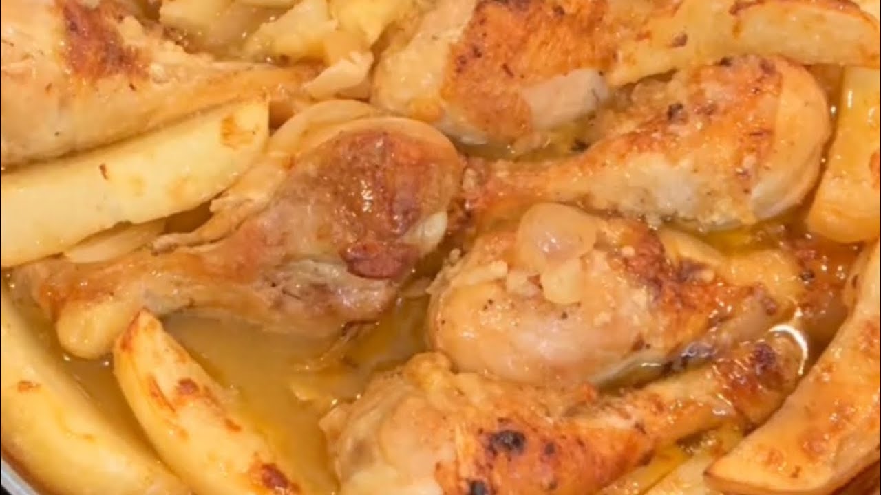 One-pot lemon chicken and potatoes 🍗 🍋