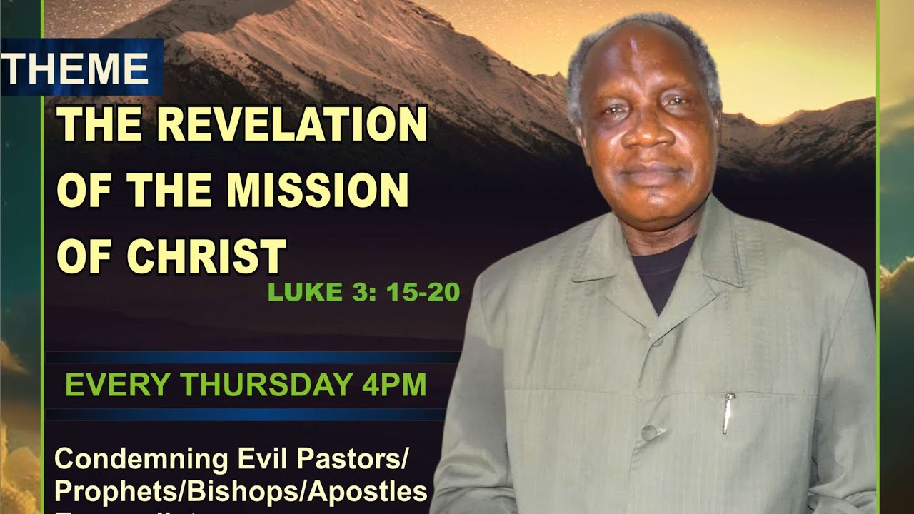 Christ Warns Against The Lies Of The Deceivers, Luke 12:1-7 Adeola O. Elliott ( Global Overseer)