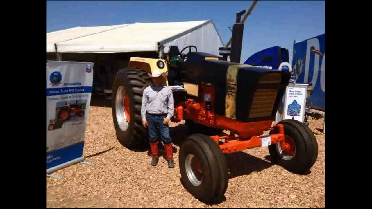 Restored Case 1070 Gold Demonstrator Tractor