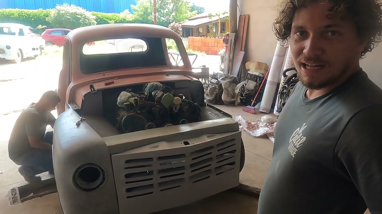 OFICINA RAIZ DO B RASIL| STUDEBAKER V8   PRIMEIRA MONTAGEM