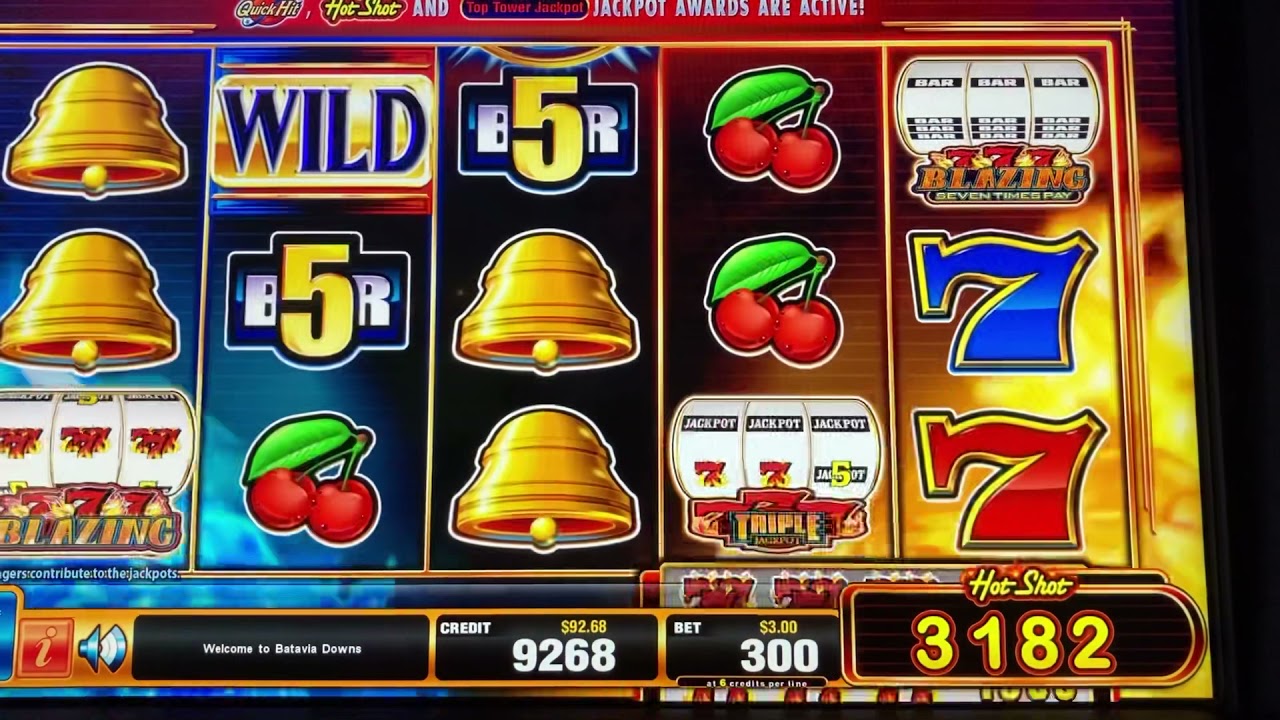 PROGRESSIVE JACKPOT WIN! Quick Hit Hot Shot Twin Fire Slot! Max Bet! Live Slot Play at Casino!
