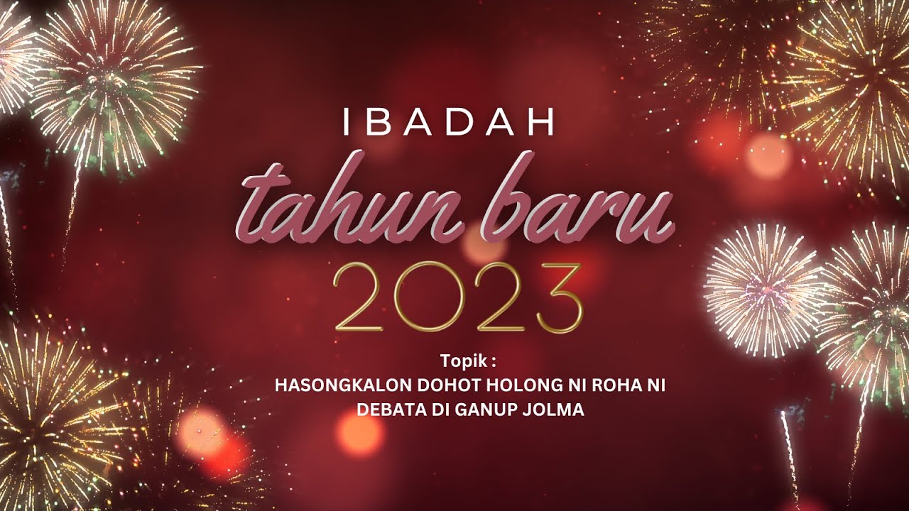 HKBP MATARAM - LIVE STREAMING IBADAH UMUM. MINGGU, 08 JANUARI 2023