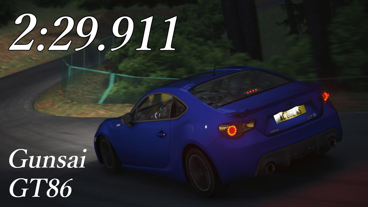 2:29.911 - Gunsai Time Attack with the GT86 | Assetto Corsa