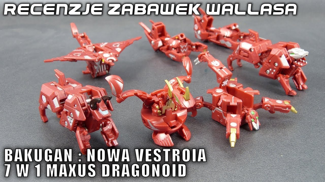 Recenzja zabawki Bakugan - potw&oacute;r bitewny 7 w 1 Maxus Dragonoid