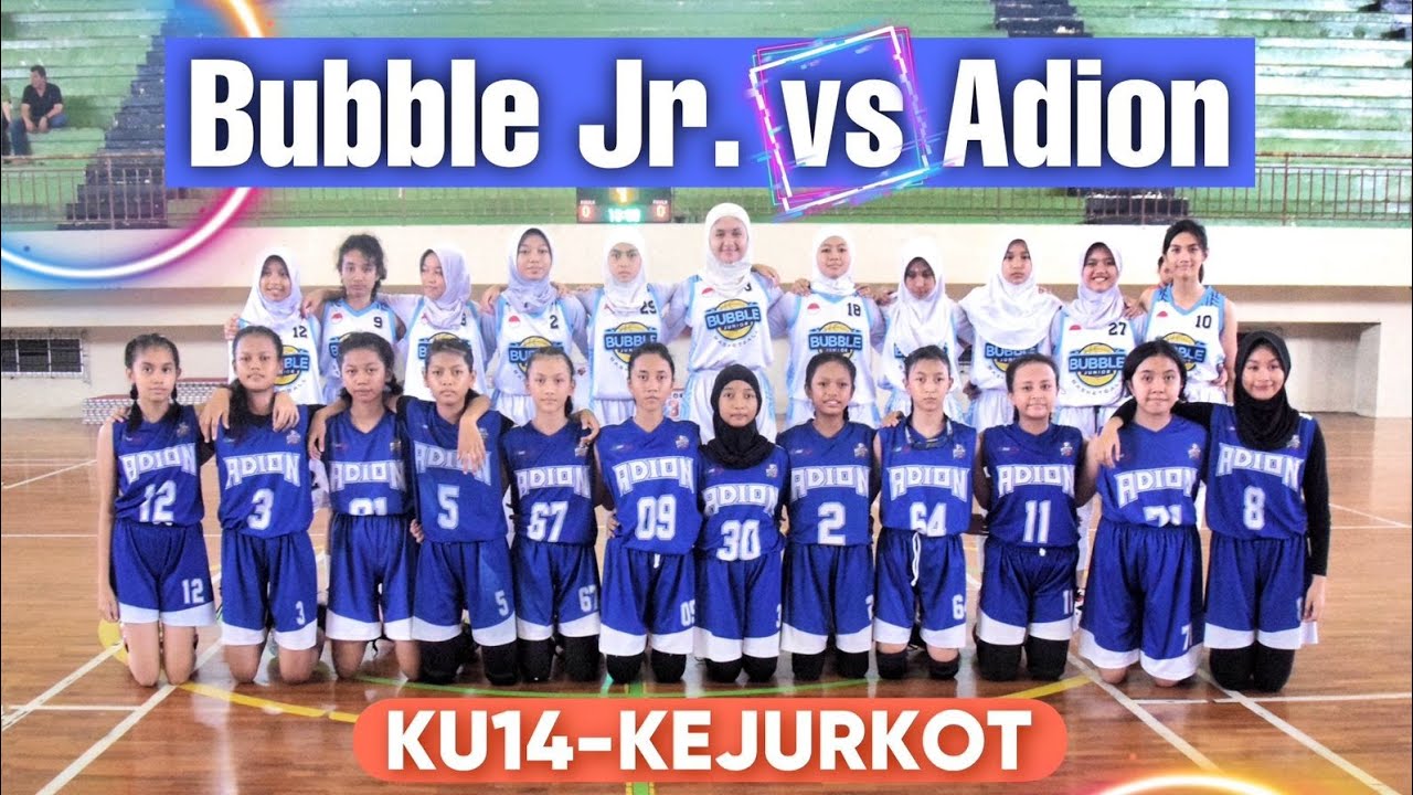 PERTANDIGAN SERU.  KU-14 KEJURKOT 2024, BUBBLE JR VS ADION