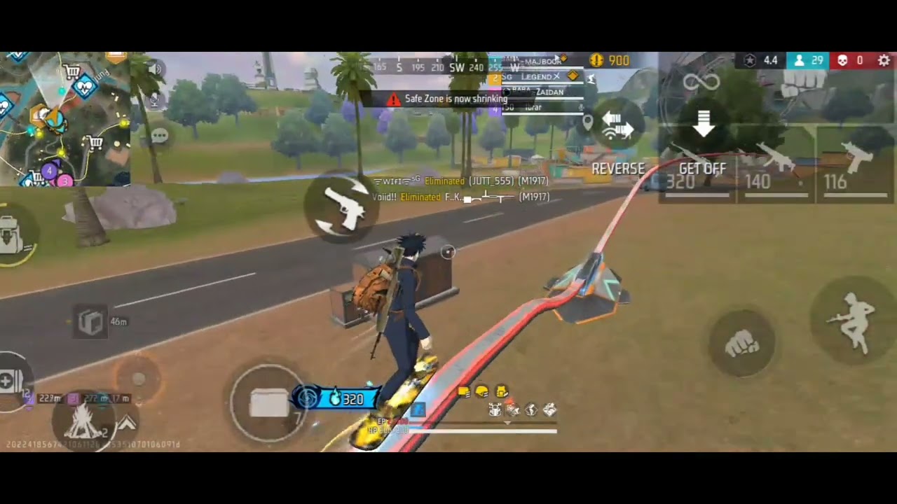 Free fire Battle Royale gameplay