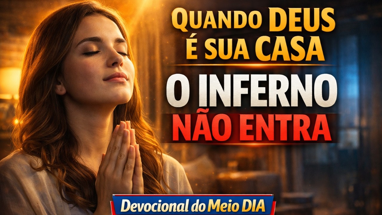 Quando DEUS é Sua CASA, o Inferno Não ENTRA, 25 Fevereiro, Devocional do meio DIA, ORAÇÃO SALMOS 91