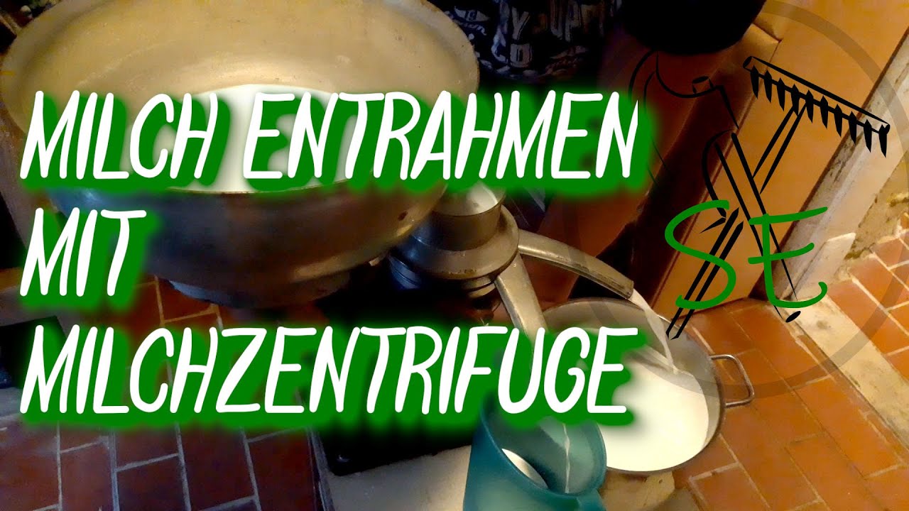 Milchzentrifuge im Einsatz