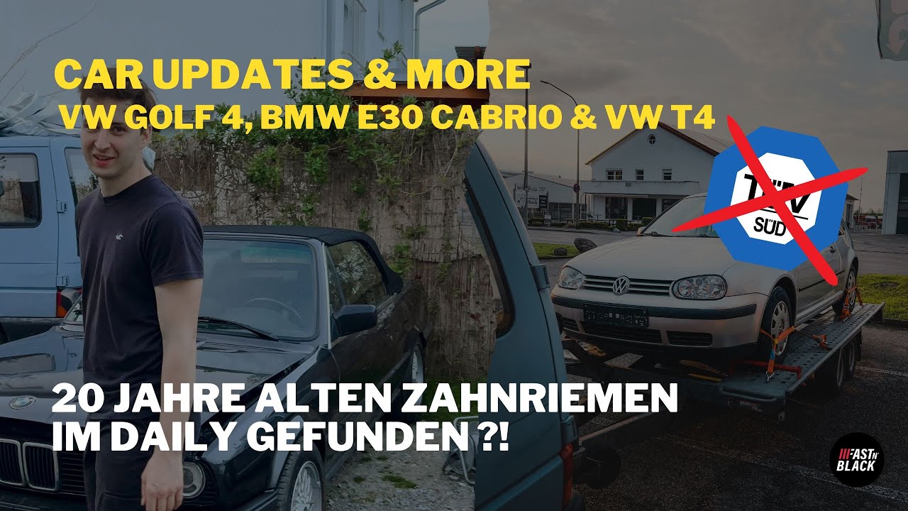 Fast n' Black Headquarter | Originaler VW Zahnriemen im 20 Jahre alten Golf 4 ?!| Car Updates