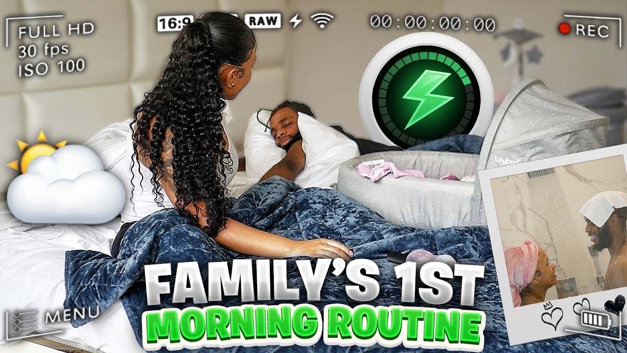 OUR FIRST MORNING ROUTINE AS A FAMILY! 👨‍👩‍👧 (VLOGMAS DAY 11 🎄❤️)
