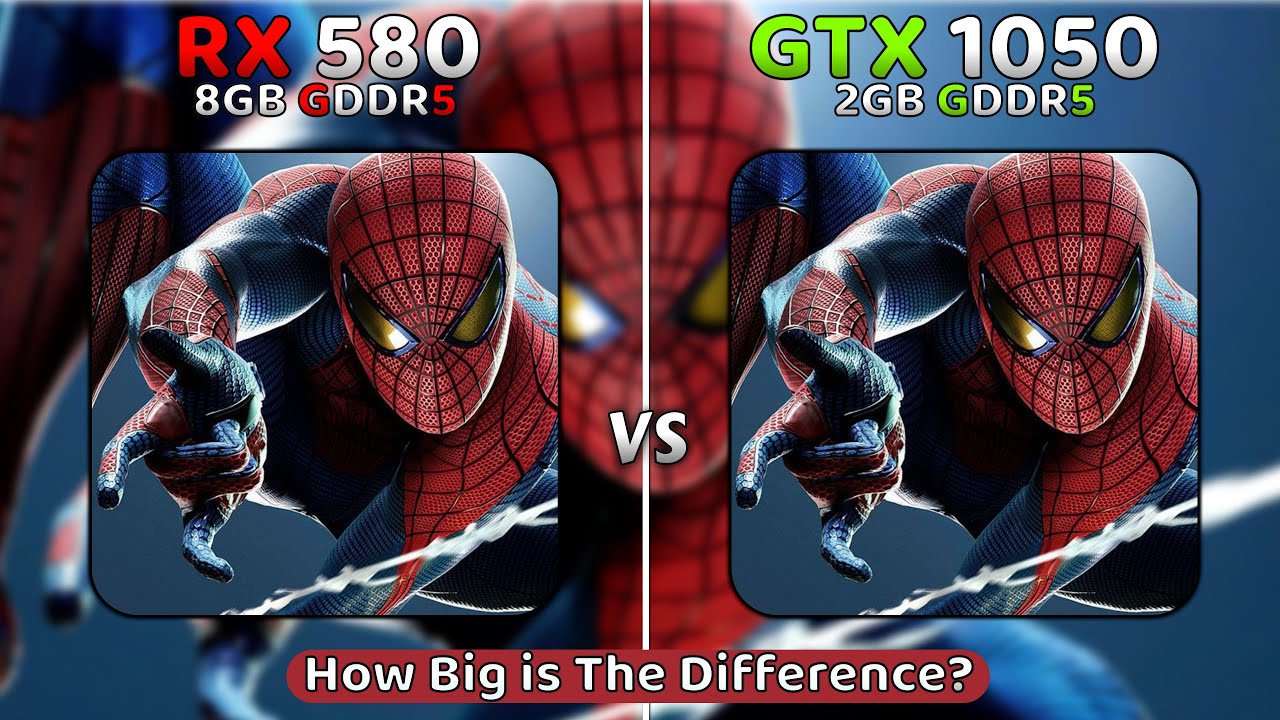RX 580 vs GTX 1050 | Big Difference but How Big it is?