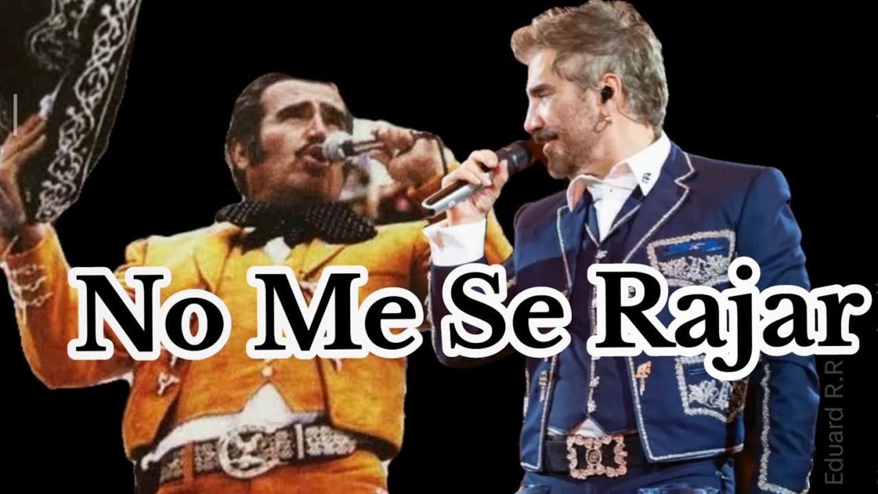 No Me Se Rajar - Alejandro Fern&aacute;ndez, Vicente Fern&aacute;ndez Plaza de Toros M&eacute;xico (Lyric Video)