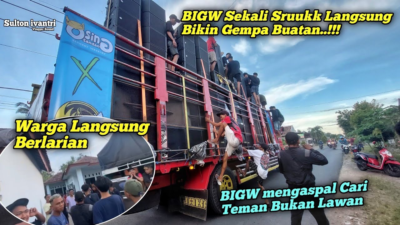 Big Bass Lumajang BIGW Bikin Gempa Buatan di Sumbersewu, Penyewa langsung Gembira