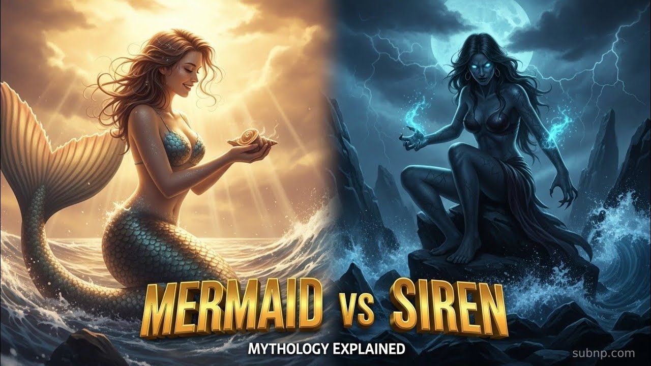 Myth story: Mermaid vs Siren Mythology | What&rsquo;s the Real Difference?