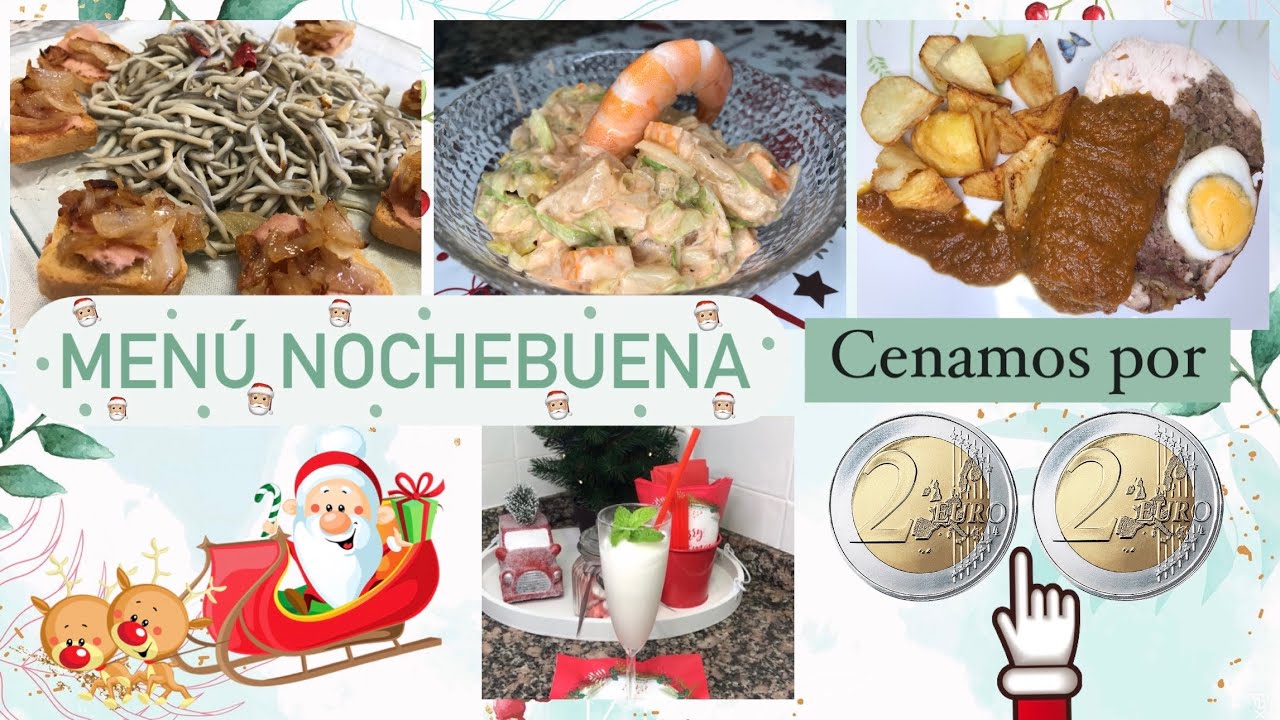 🎄Menú NOCHEBUENA para 6 personas🎄 Recetas FÁCILES y BARATAS