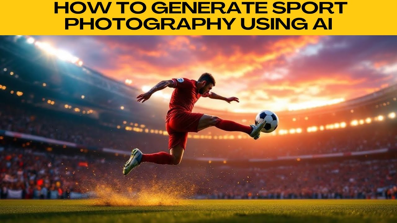 How to Generate 'Sports Photography' Style Images Using AI (Photoroom AI Web)