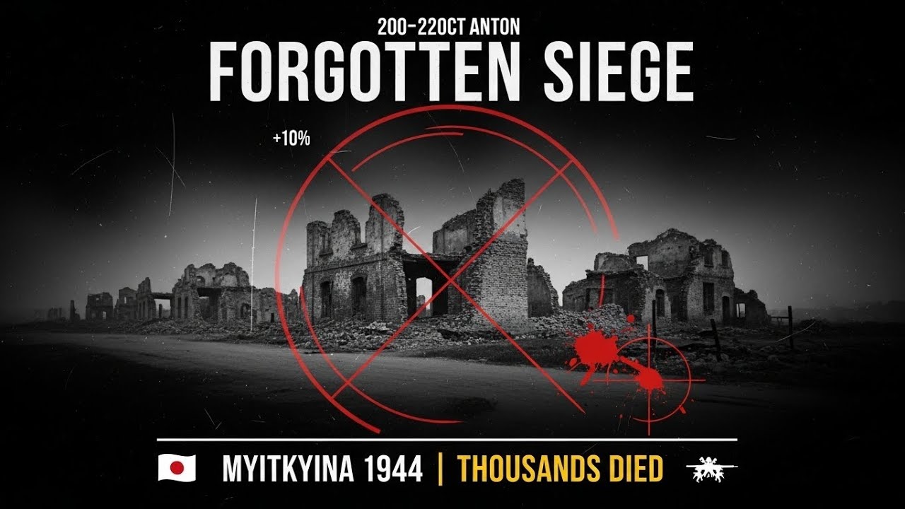 The Siege History Forgot: Thousands Entered – The Brutal Siege of Myitkyina (WWII Burma 1944)