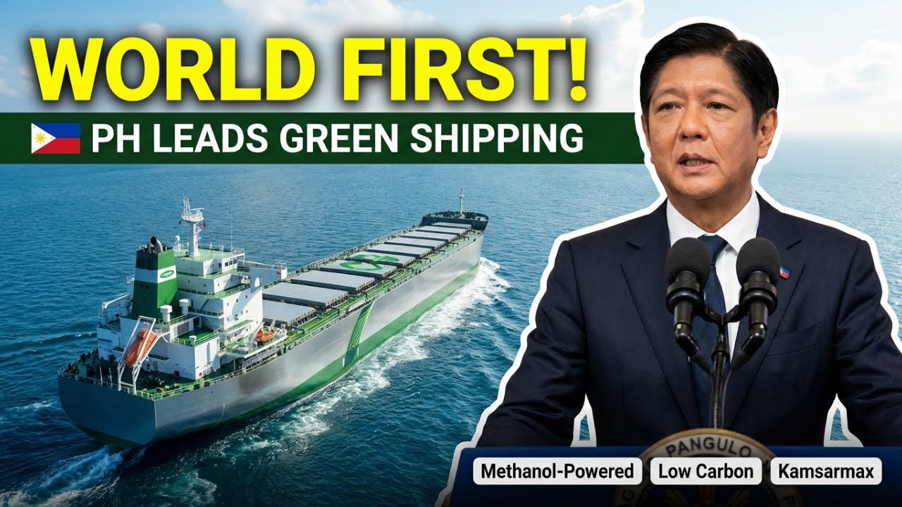 Unbelievable! The Philippines Leads the World with Its First Ever Green Mega Vessel Launched by PBBM
