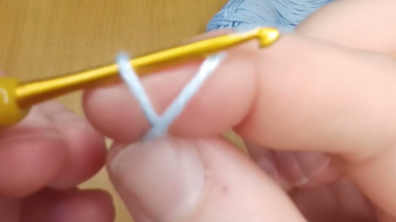 crochet pas à pas. Le cercle magique Spécial Gaucher.