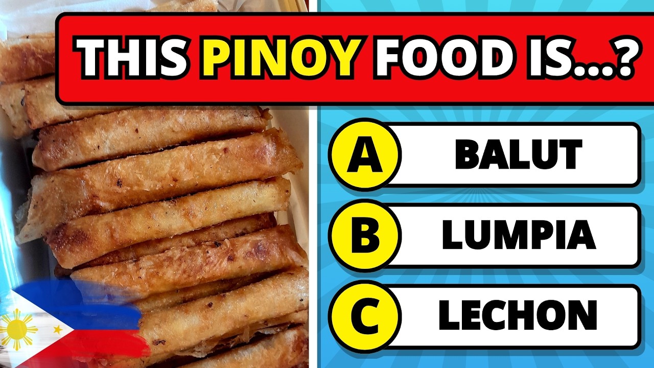 🇵🇭 Can You Pass this Filipino Food Quiz? 🍽️🤔 | Pinoy Food Challenge