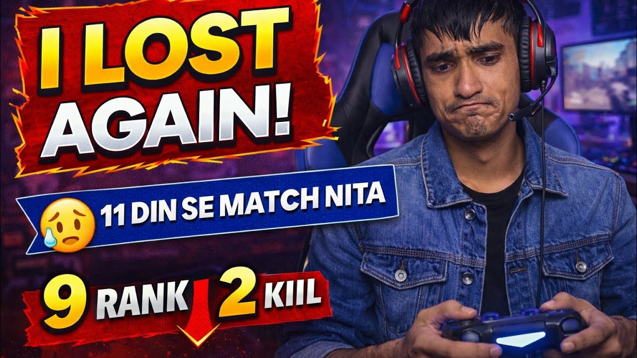 Chicken Dinner Abhi Bhi Door 😤 | Day 11 | Rank 9 | 2 Kills 😞