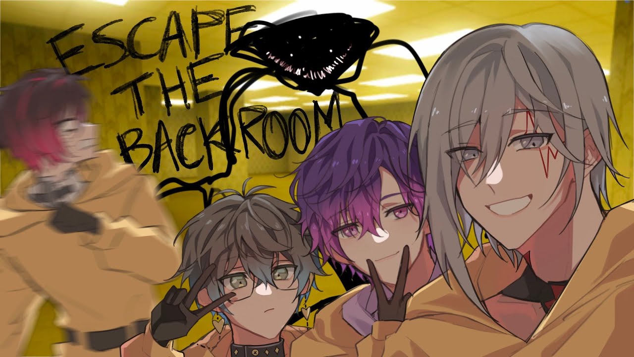 GUYS WAIT FOR ME 🏃 💨 【Escape the Backrooms w/ Fulgur, Uki, and Ike】【NIJISANJI EN | Ver Vermillion】
