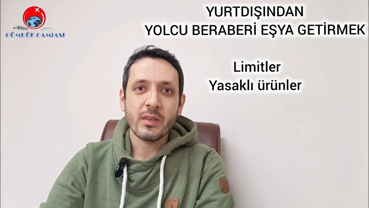 YOLCU BERABERİNDE EŞYA GETİRMEK. YURTDIŞINDAN NELER GETİRMEK SERBEST