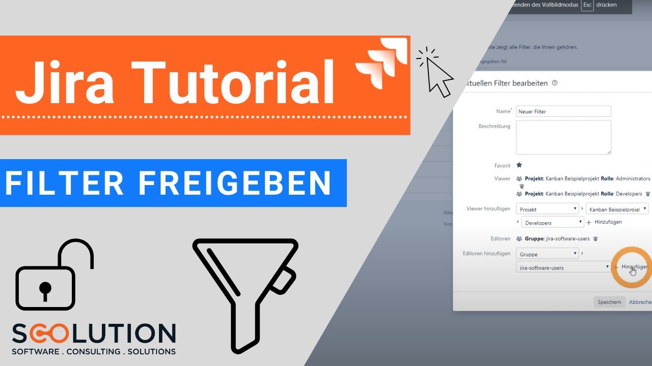 Jira Filter freigeben | Jira Tutorial (deutsch)