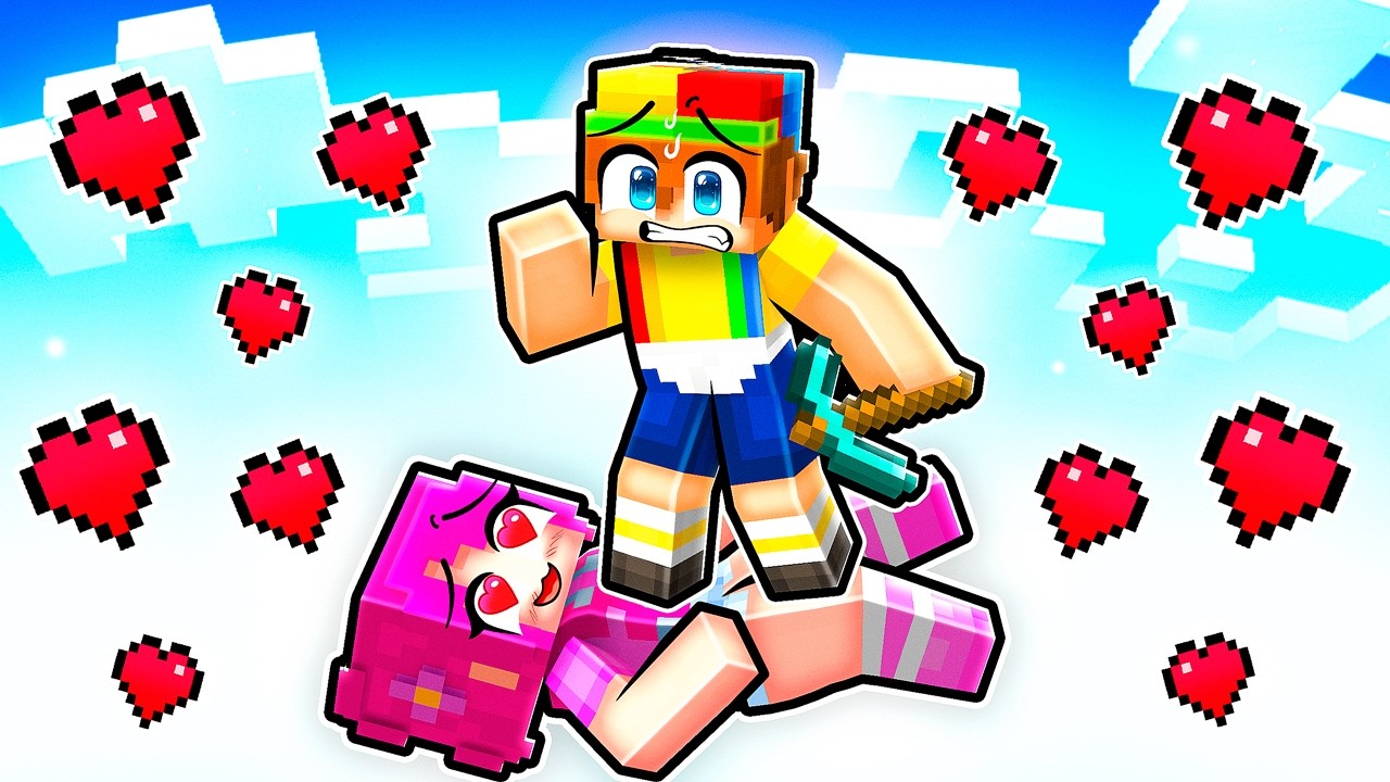 Minecraft, But It's On 1 GIRLFRIEND BLOCK!