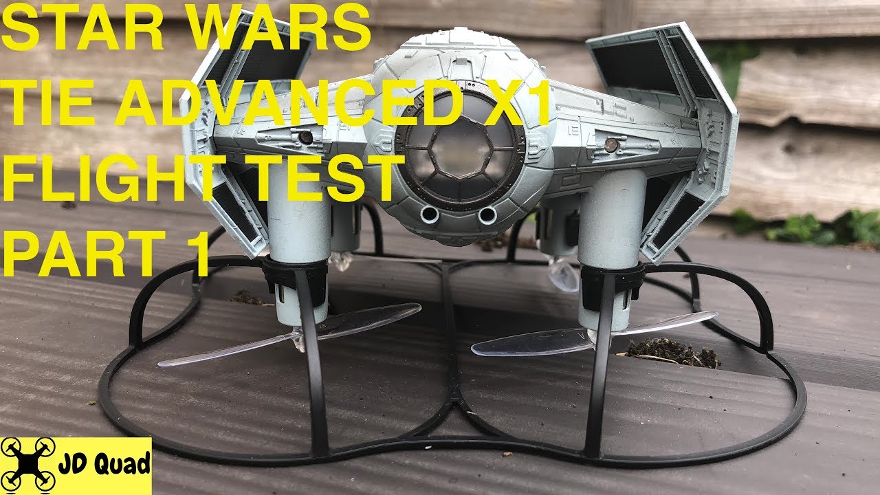 Propel Star Wars Tie Advanced X1 Flight Test & Crashes Video