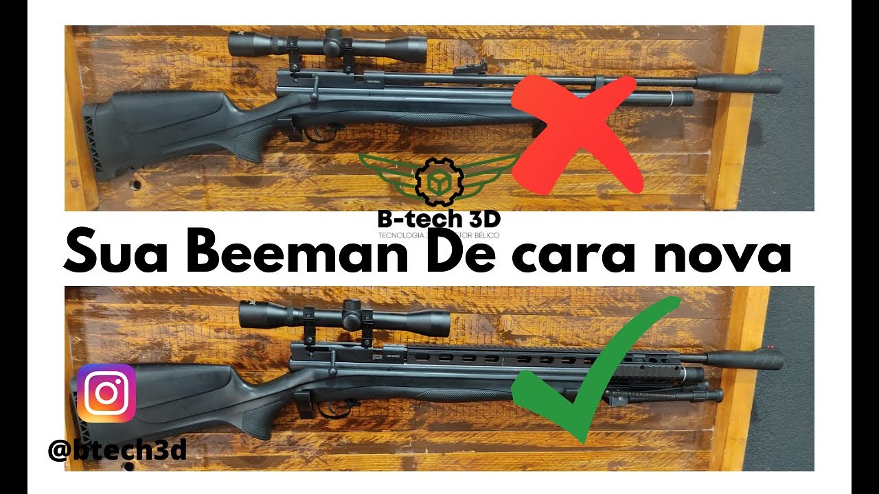 Acessórios que não podem Faltar no seu Rifle PCP Beeman - Retirando Cano para instalação Abraçadeira