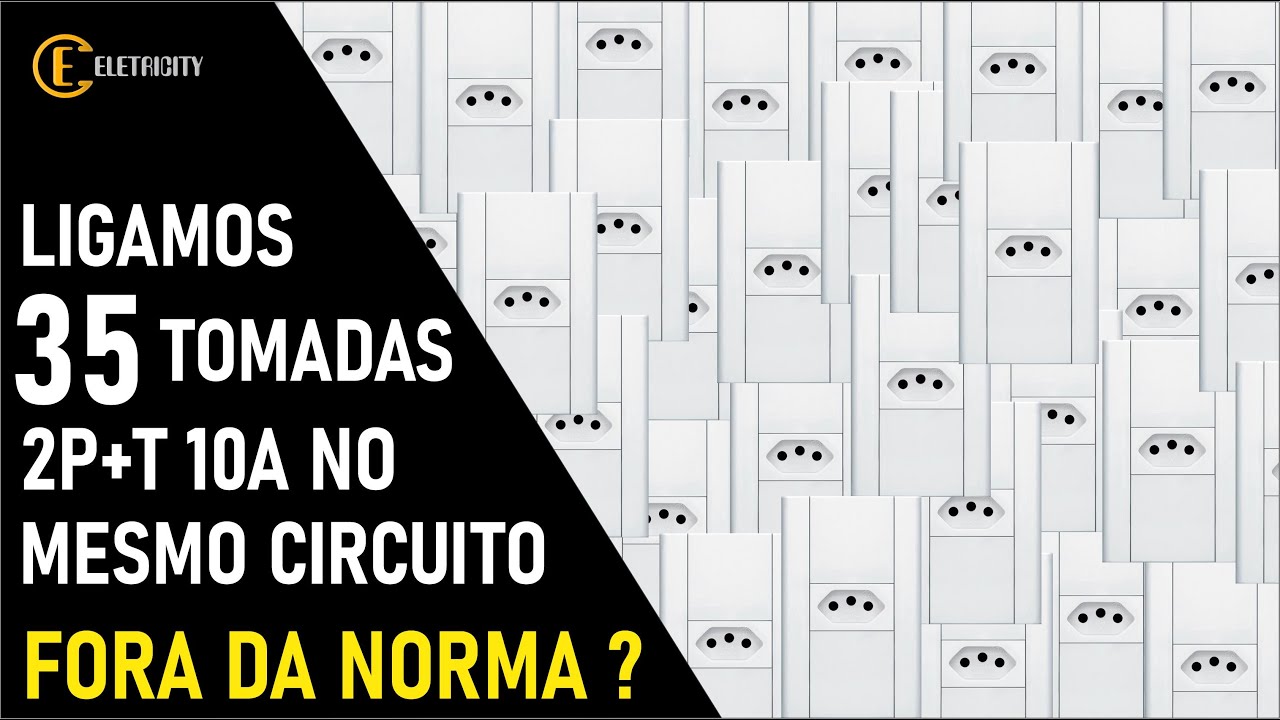 LIGAMOS 35 TOMADAS NO MESMO CIRCUITO. SERÁ QUE É PERMITIDO? 🔌