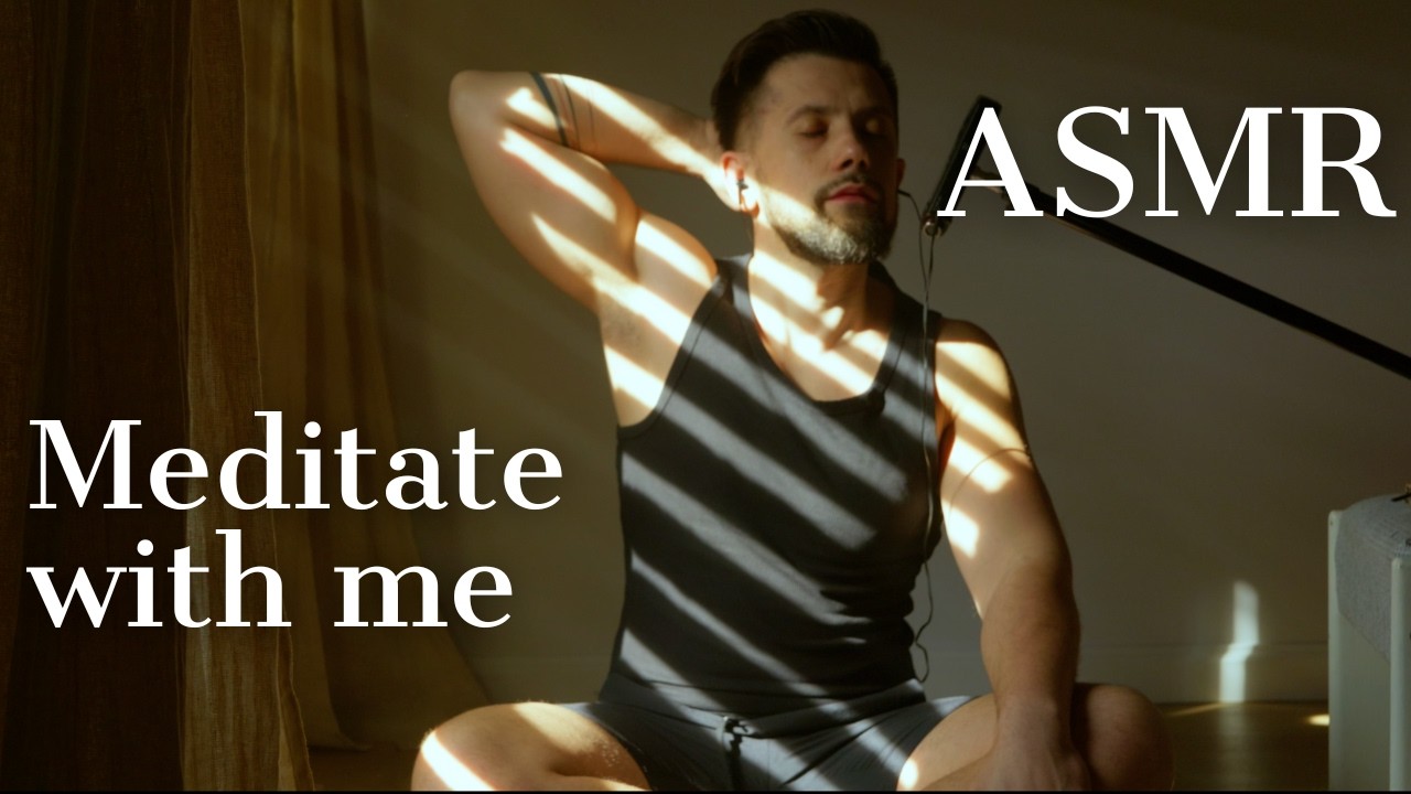 ASMR Meditation | Deep Breathing | Hand movements and Inaudible Whispers
