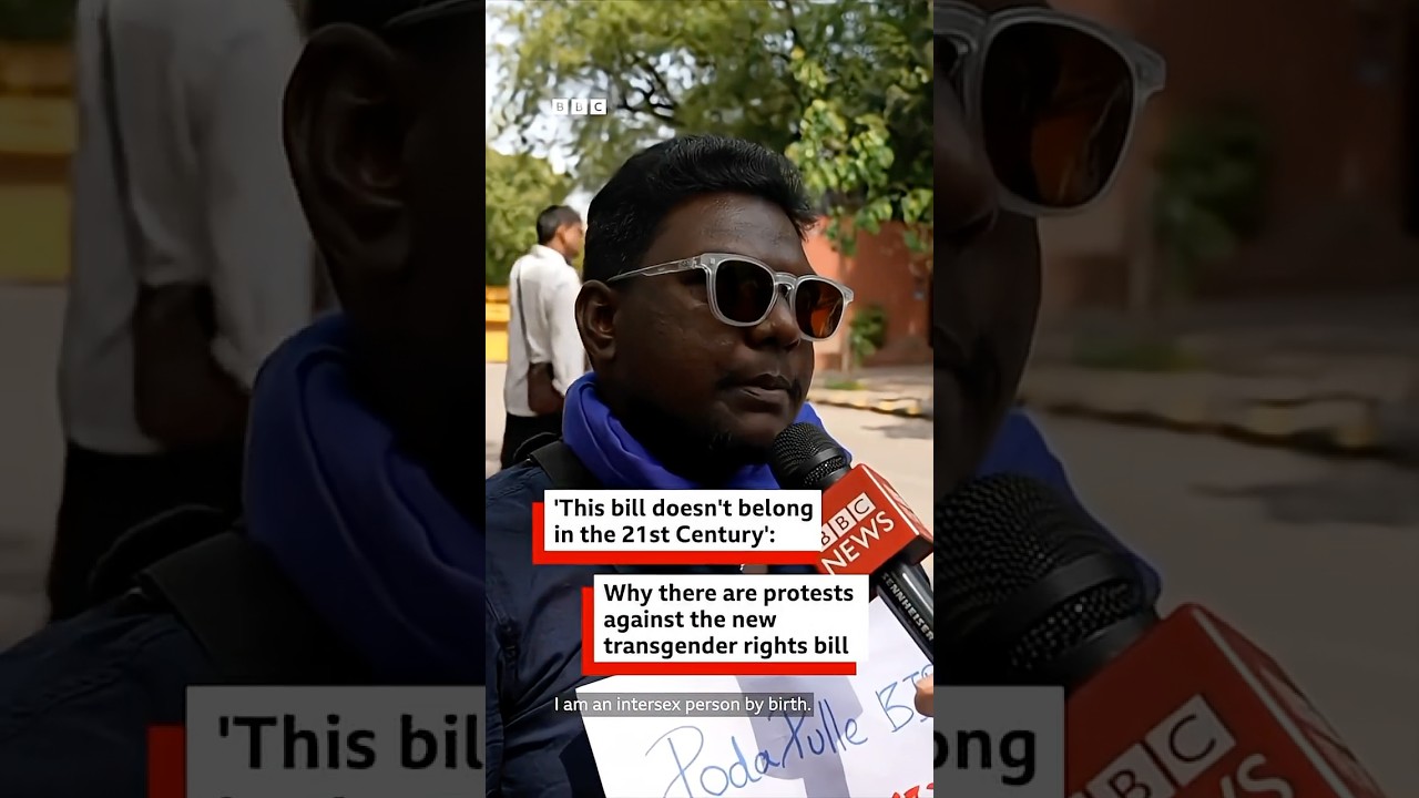 Inside the protests against the new transgender rights bill | BBC News India