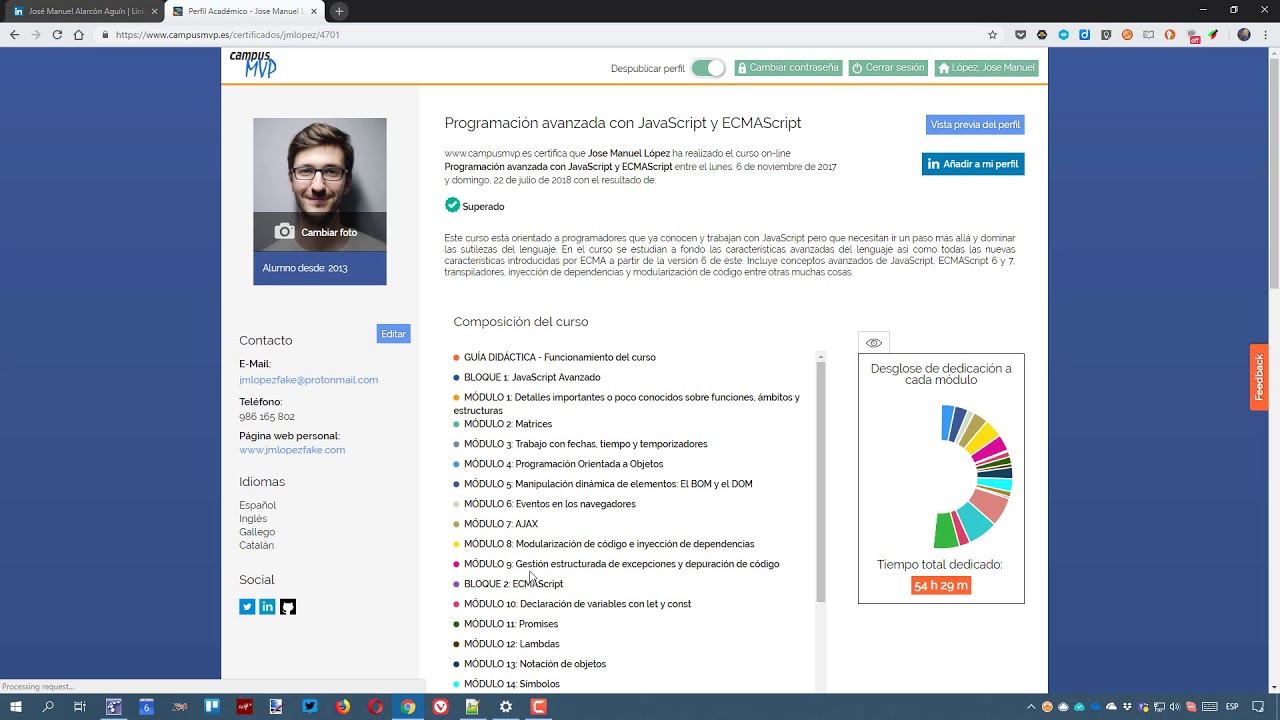 campusMVP  - Anadir Certificados a LinkedIn