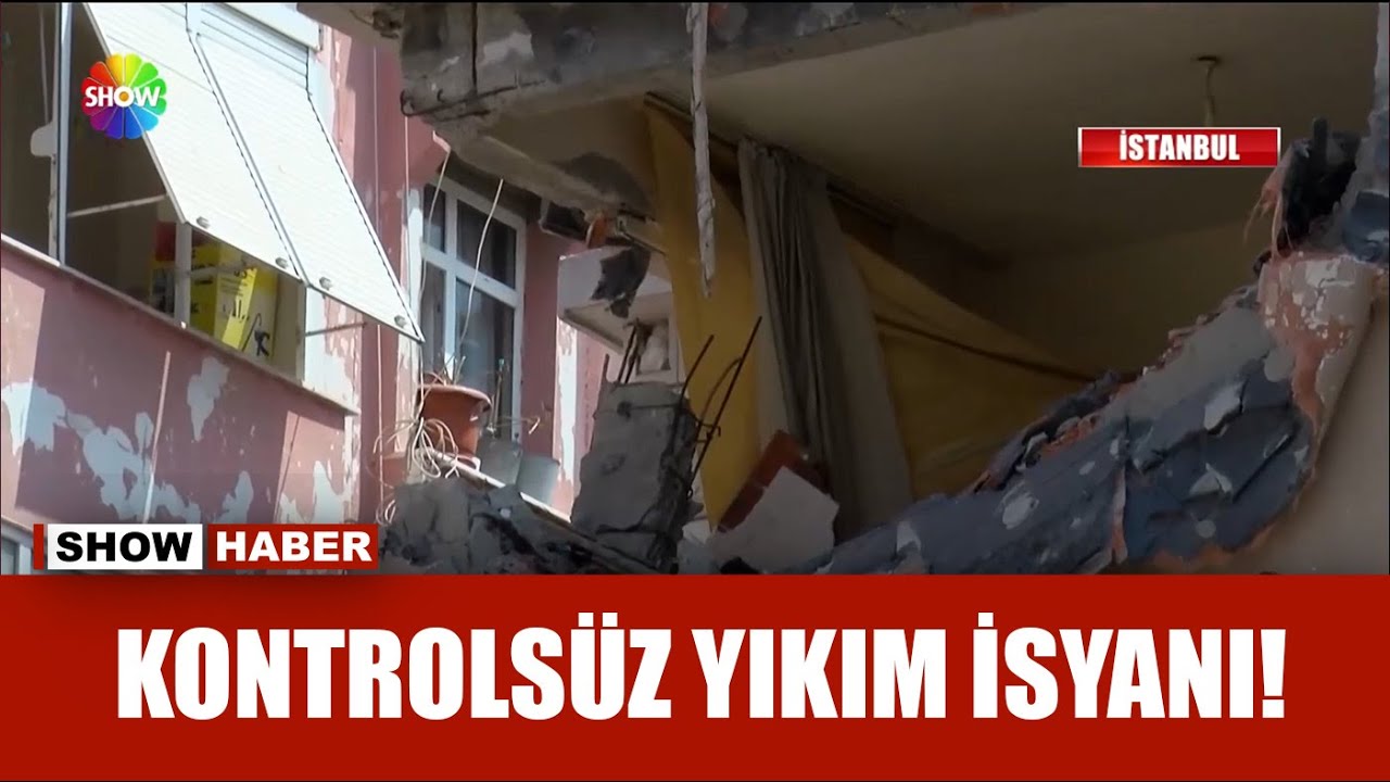 Boşaltılan apartman yan binanın üzerine devrildi