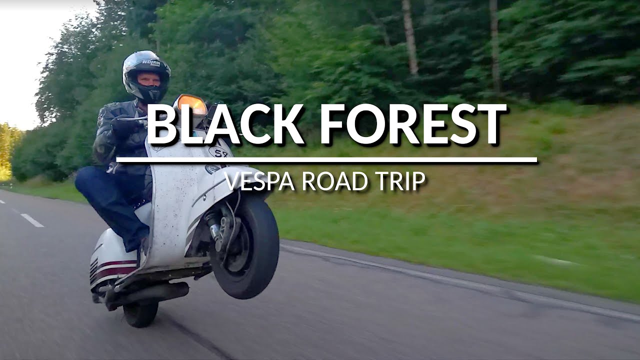 Vespa Tour Road Trip Black Forest Schwarzwald Germany - Vespa Wheely - Vespa Tuning - Beer