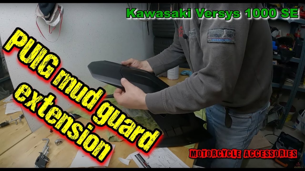 PUIG mud guard extension for Kawasaki Versys 1000SE