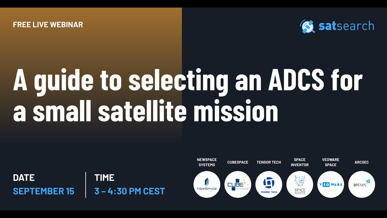 Tensor Tech - a guide to selecting an ADCS for a small satellite mission