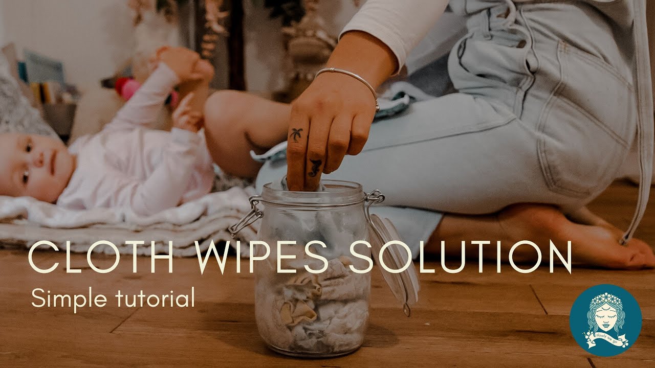DIY cloth wipes - 3 step solution!