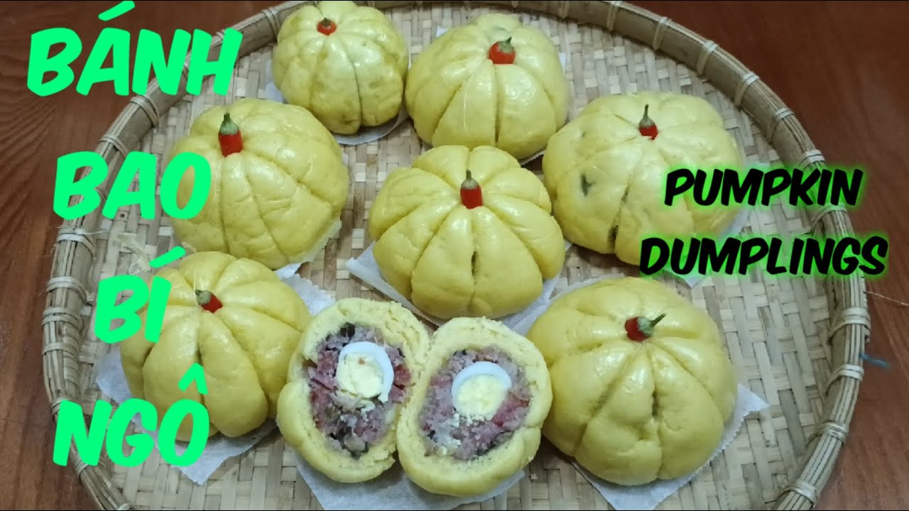Bánh bao quả bí ngô , Pumpkin dumplings