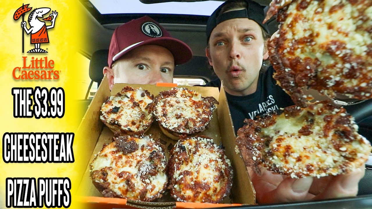 Cheesesteak Crazy Puff: The Best Chain Pizza Side In America!