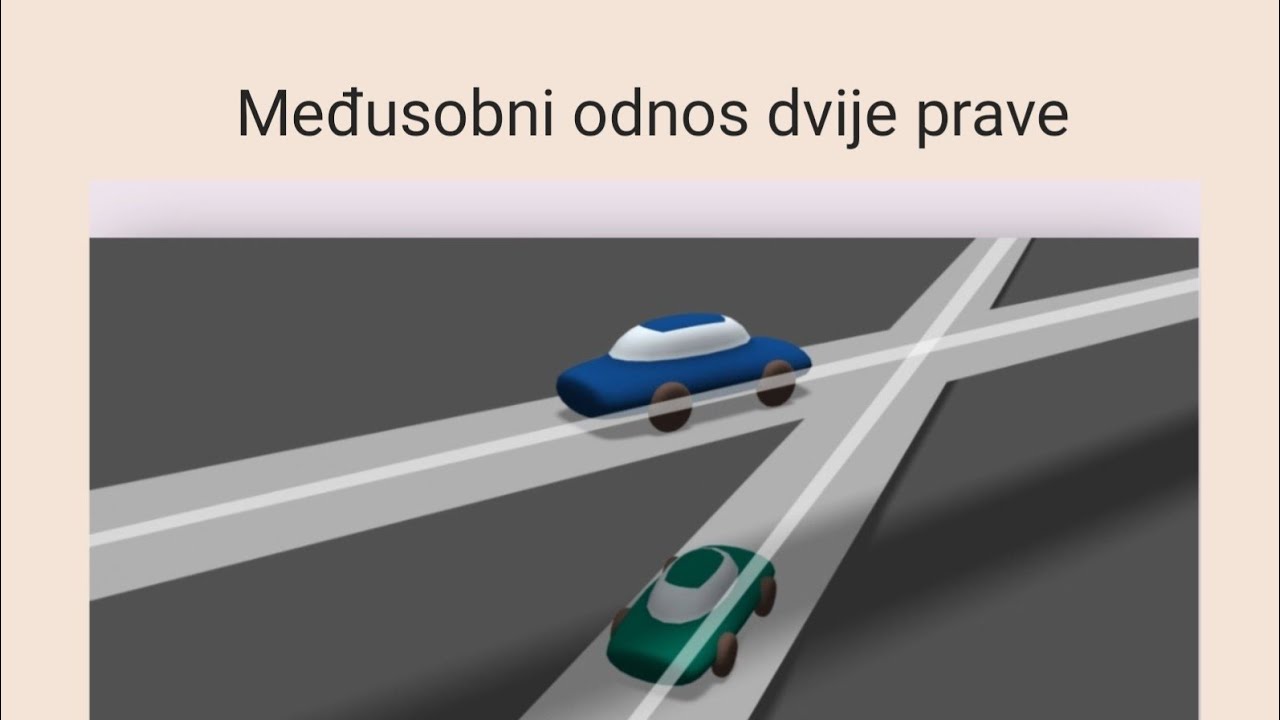 Međusobni odnos dvije prave