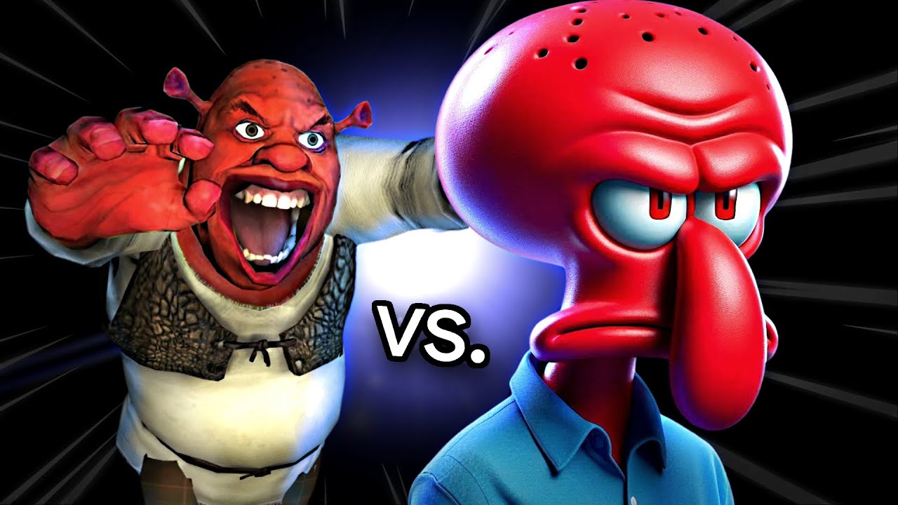 Shrek Rojo vs. Camalardo Rojo..
